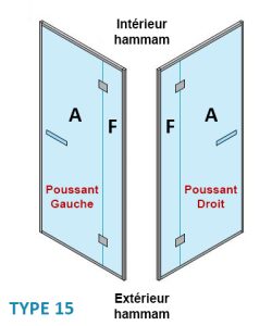 Porte + Paroi vitrée